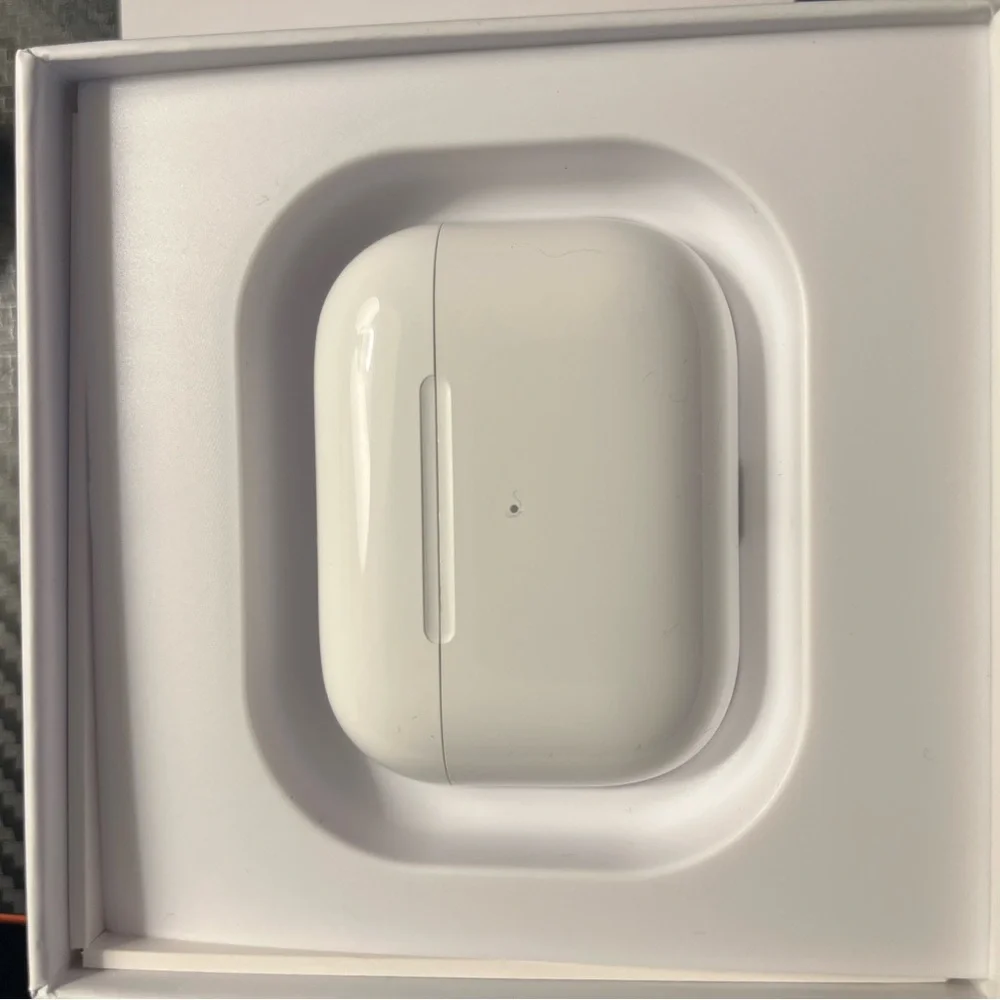 Compact White Earbud Case